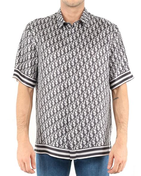 dior oblique pixel short-sleeve shirt|Dior Oblique Short Sleeve Shirt for Men .